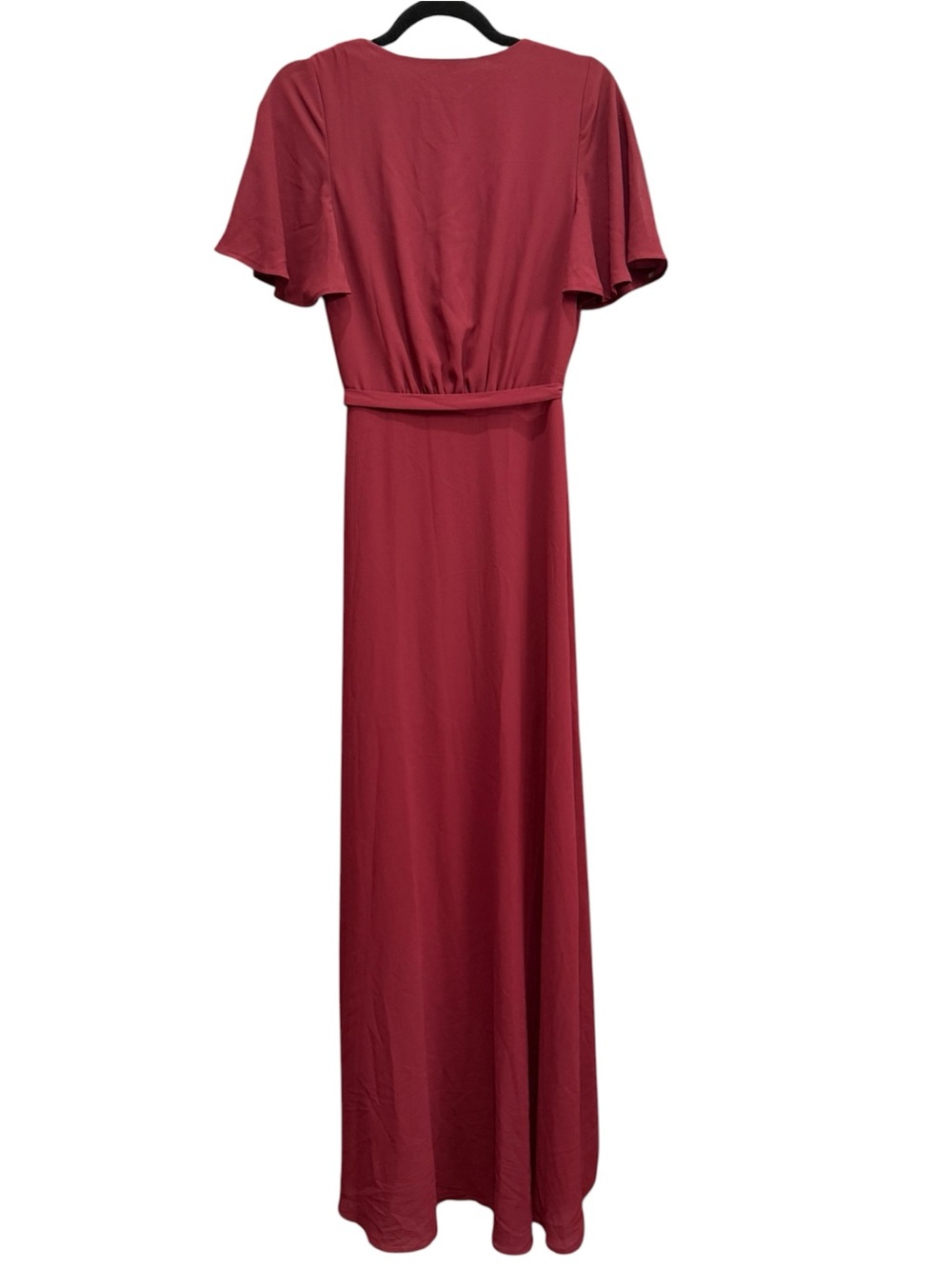Show Me Your MuMu Sophia Wrap Maxi Dress - Burgundy - Picture 5 of 7